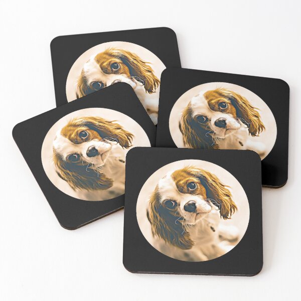 Item preview, King Charles Spaniel Portrait designed and sold by RevolutionInPaint.