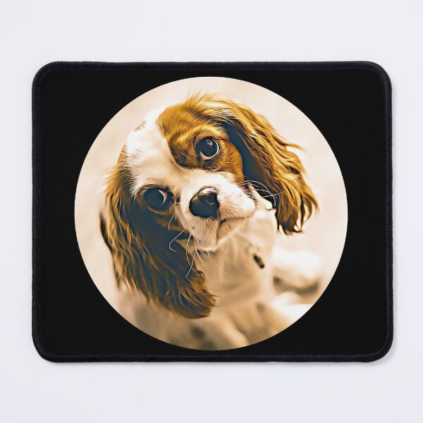 Item preview, King Charles Spaniel Portrait designed and sold by RevolutionInPaint.