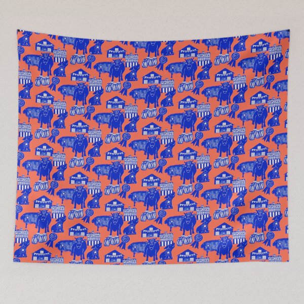 Item preview, Country Fair on Orange designed and sold by Christine Philbrick.