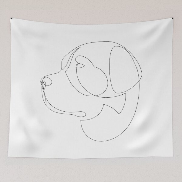 Item preview, Saint Bernard - one line dog designed and sold by addillum.