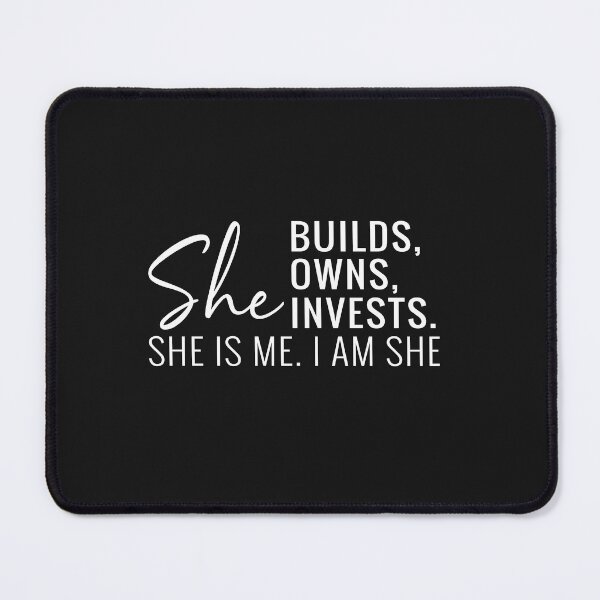 Aperçu de l'œuvre Elle construit, possède, investit. Elle est moi. je suis elle créée et vendue par backtrending.
