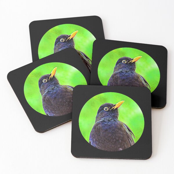 Item preview, Blackbird Portrait designed and sold by RevolutionInPaint.