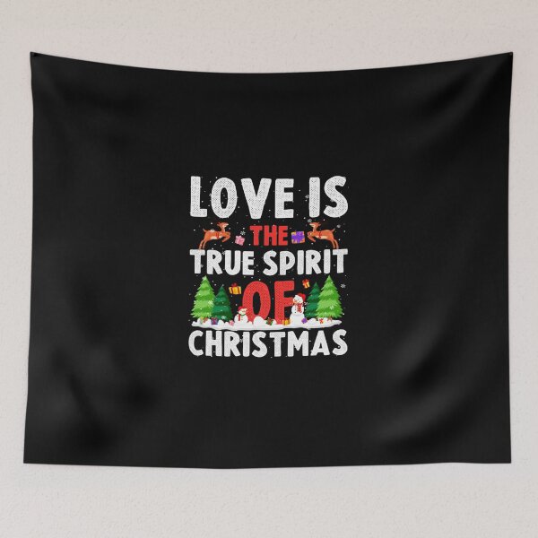 Item preview, Love is the true spirit of christmas Holiday gift designed and sold by MollinS7.