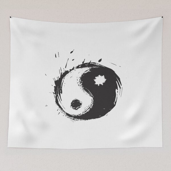 Item preview, yin yang meaning love manga ink drawing designed and sold by Bizarro23.