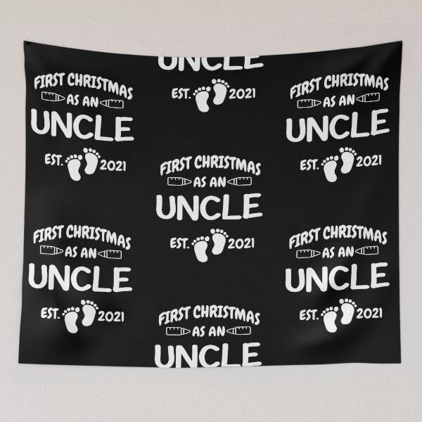 Item preview, First Christmas as an Uncle - White Text designed and sold by MoonsmileProd.