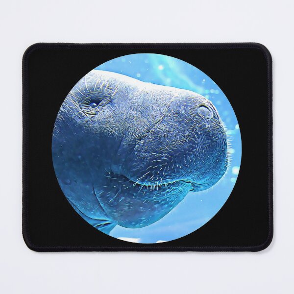 Item preview, Manatee Portrait designed and sold by RevolutionInPaint.