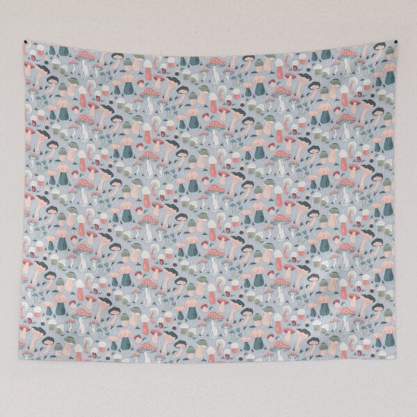Item preview, Mushroom forest designed and sold by elle berry.