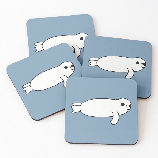 Item preview, Cute Kawaii Harp Seal designed and sold by KawaiiByDice.