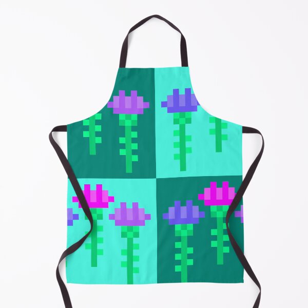 Aperçu de l'œuvre Wee Pixel Thistles créée et vendue par rin3d .