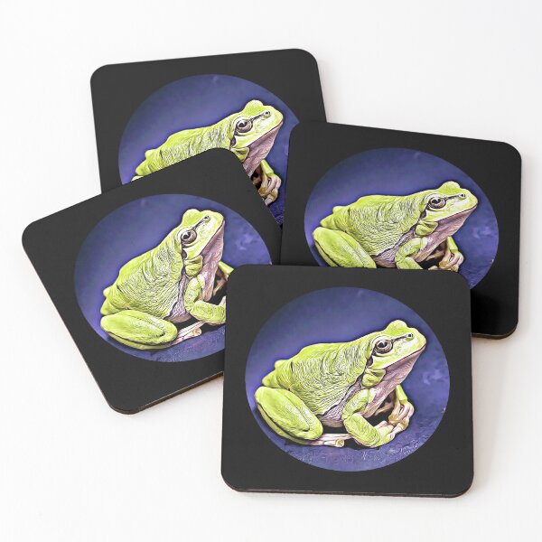 Item preview, Mediterranean Tree Frog Portrait designed and sold by RevolutionInPaint.