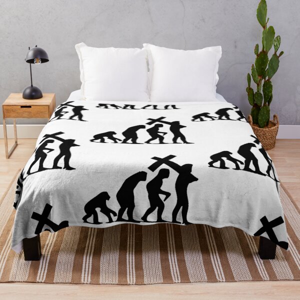 Item preview, Christian Evolution Cross Jesus Gift Premium Apparel Funny Holiday Xmas designed and sold by DesignByHeartUK.