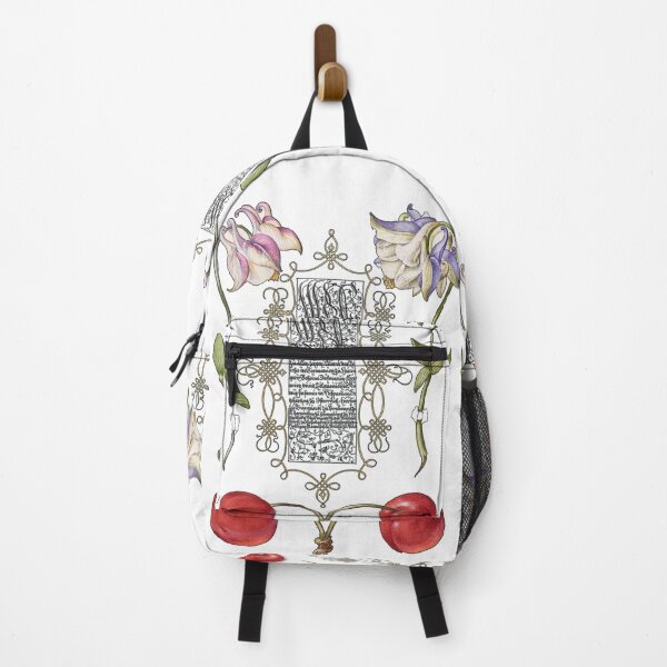 Item preview, Columbine flowers and Sweet Cherry from The Model Book of Calligraphy (1561–1596) designed and sold by mycloudzdesign.