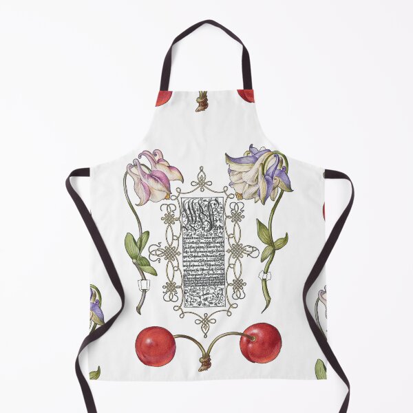 Item preview, Columbine flowers and Sweet Cherry from The Model Book of Calligraphy (1561–1596)  designed and sold by mycloudzdesign.