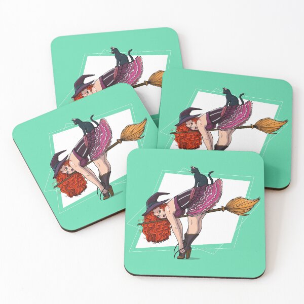 Item preview, Cute Witch Pin-Up  designed and sold by InkedMongoose.