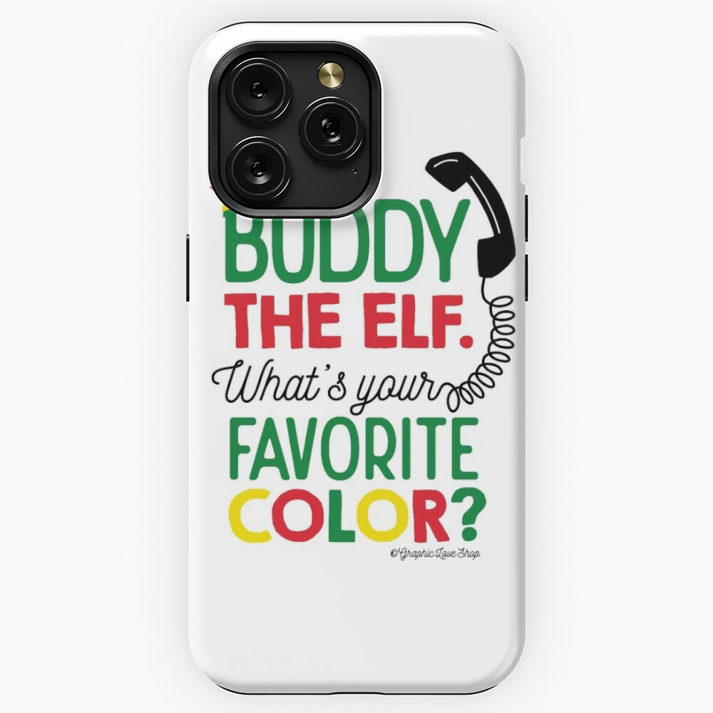 Buddy the Elf, What's Your Favorite Color? Cap for Sale by nutmegandginger