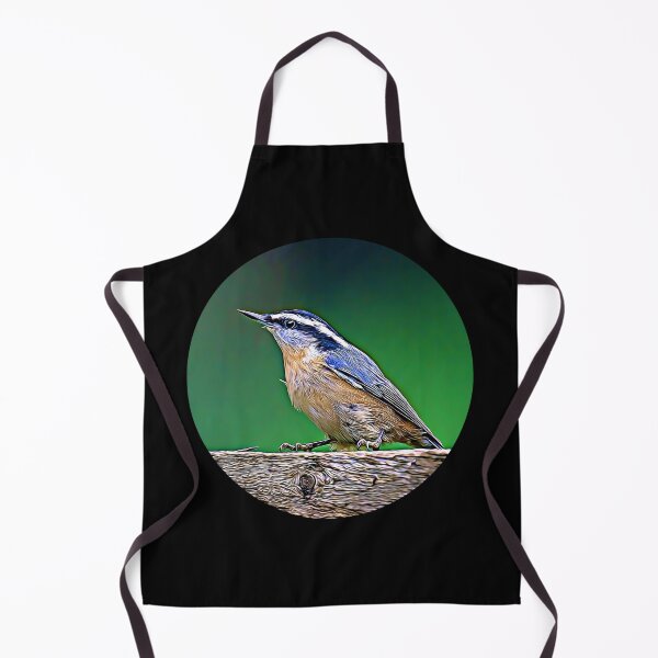 Item preview, Nuthatch Portrait designed and sold by RevolutionInPaint.