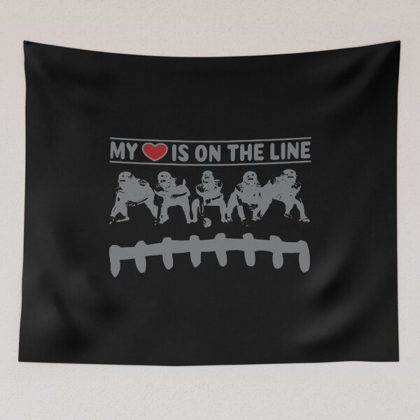 Item preview, My Heart Is On The Line Lineman Parent designed and sold by TKsTees.