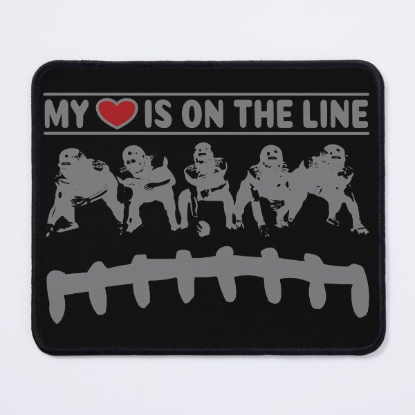 Item preview, My Heart Is On The Line Lineman Parent designed and sold by TKsTees.