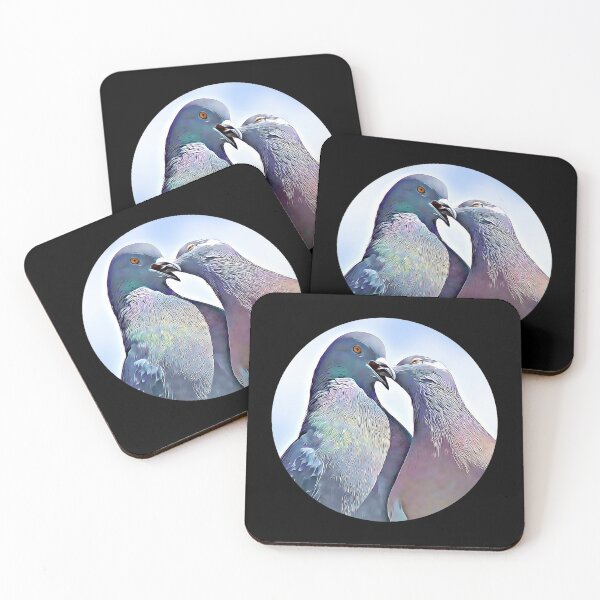 Item preview, Pigeons Portrait designed and sold by RevolutionInPaint.