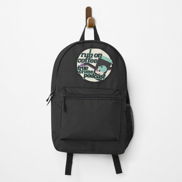 Item preview, I run on coffee & true crime podcast black designed and sold by racharanha.