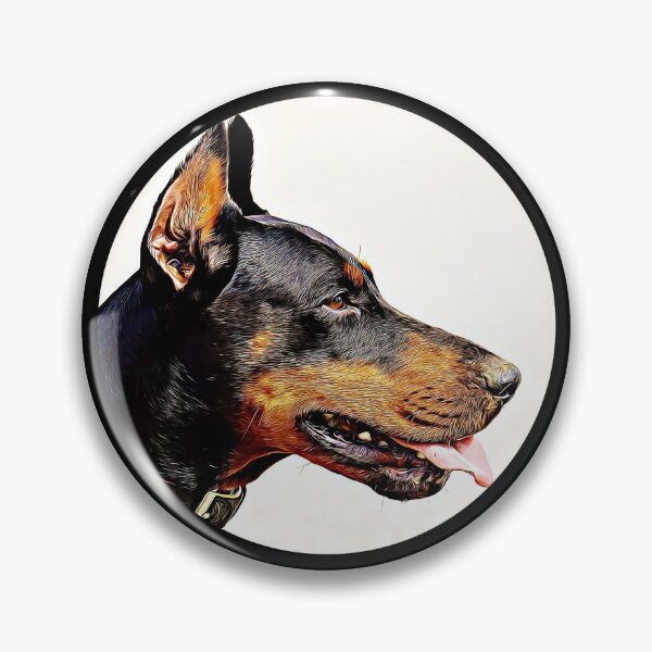 Artikelvorschau, Pinscher-Porträt entworfen und verkauft von RevolutionInPaint.