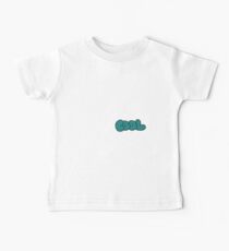 Sparkling Glitter Cool Text Baby Tee