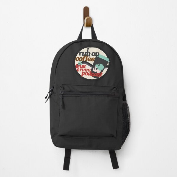 Item preview, I run on coffee & true crime podcast colorful designed and sold by racharanha.