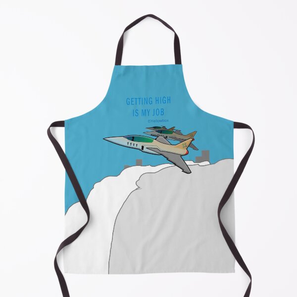 Item preview, Getting High Is My Job Aviation Funny Pilot - Yellowbox ink painting designed and sold by twyellowbox.