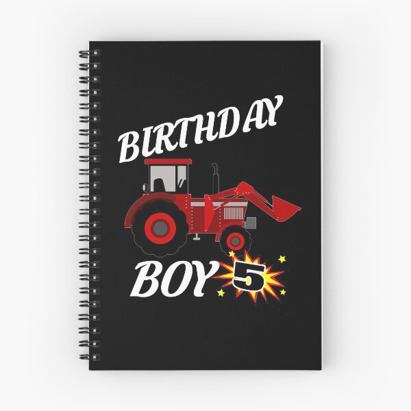 Item preview, 5 Years Old Birthday Design Red Tractor GifDesign  designed and sold by drwigglebutts.