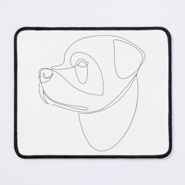 Item preview, Rottweiler - continuous line dog designed and sold by addillum.