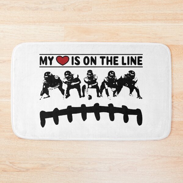 Item preview, My Heart Is On The Line Lineman Parent designed and sold by TKsTees.
