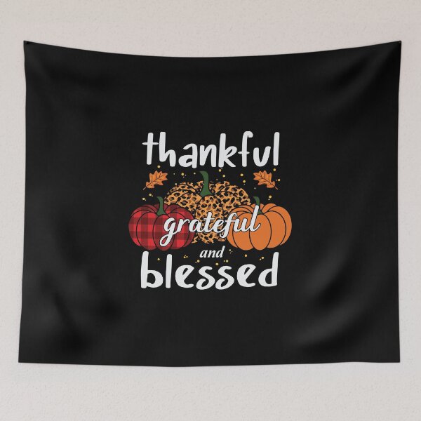 Item preview, Thankful Grateful Blessed Holiday Gift designed and sold by MollinS7.