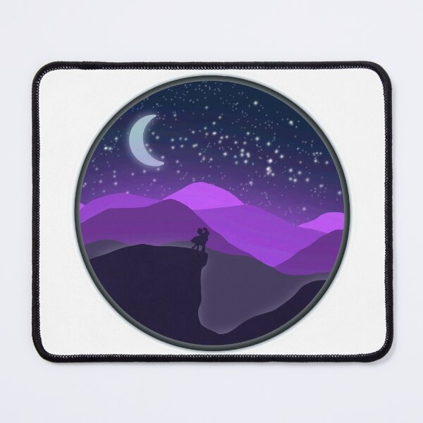 Item preview, Moonlit mountains designed and sold by missho11iday.