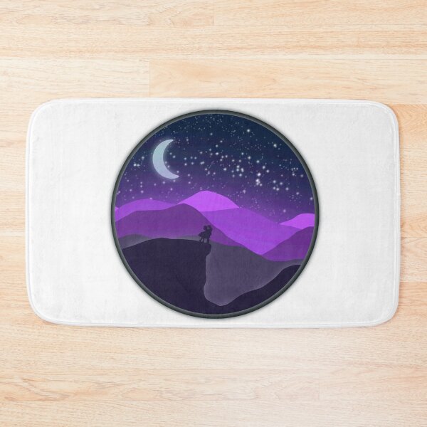 Item preview, Moonlit mountains designed and sold by missho11iday.