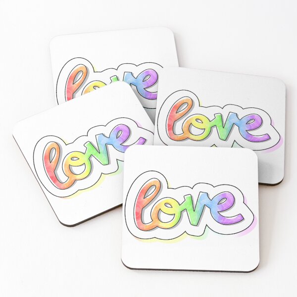 Item preview, Love in Rainbow designed and sold by mermaidpaints.