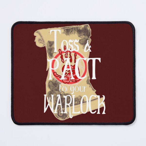 Item preview, Toss a Pact to your Warlock designed and sold by malyix0013.