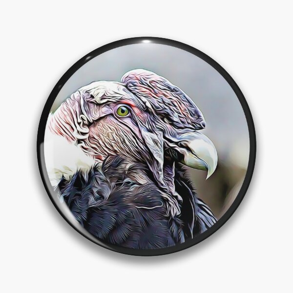 Item preview, Andean Condor Vulture Portrait designed and sold by RevolutionInPaint.