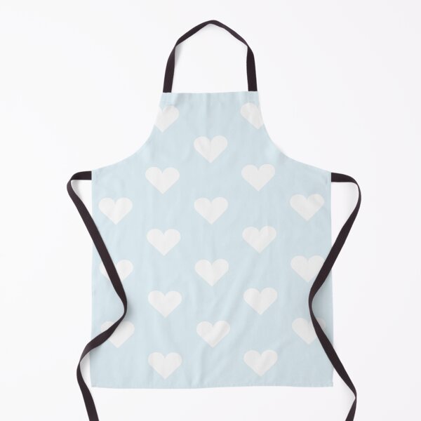 Item preview, Medium WHITE & PALE BLUE LOVE HEARTS designed and sold by RachelMacht.