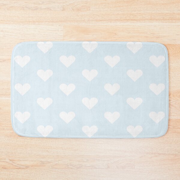 Item preview, Medium WHITE & PALE BLUE LOVE HEARTS designed and sold by RachelMacht.