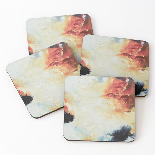 Item preview, Abstract painting - cream and pink  designed and sold by AndradaArt.