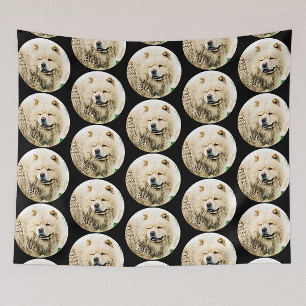 Item preview, Chow Chow Portrait designed and sold by RevolutionInPaint.