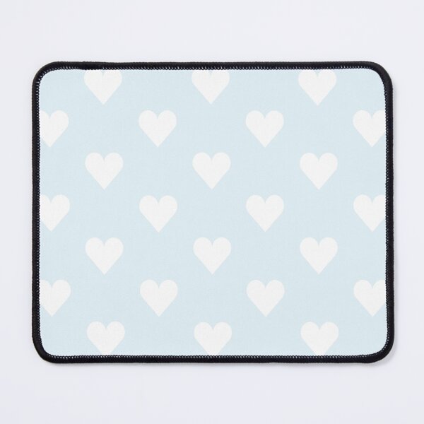 Item preview, Medium WHITE & PALE BLUE LOVE HEARTS designed and sold by RachelMacht.