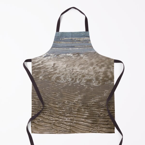 Item preview, Corrugated Pale Golds - Abstract Patterns Painted by the Waves designed and sold by Georgia Mizuleva.