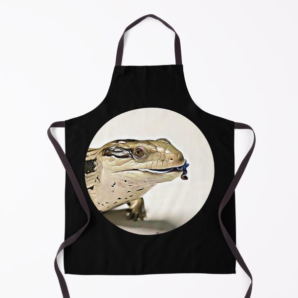 Item preview, Blue-tongue Skink Portrait designed and sold by RevolutionInPaint.