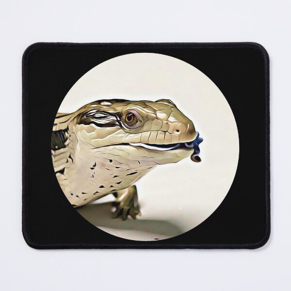 Item preview, Blue-tongue Skink Portrait designed and sold by RevolutionInPaint.