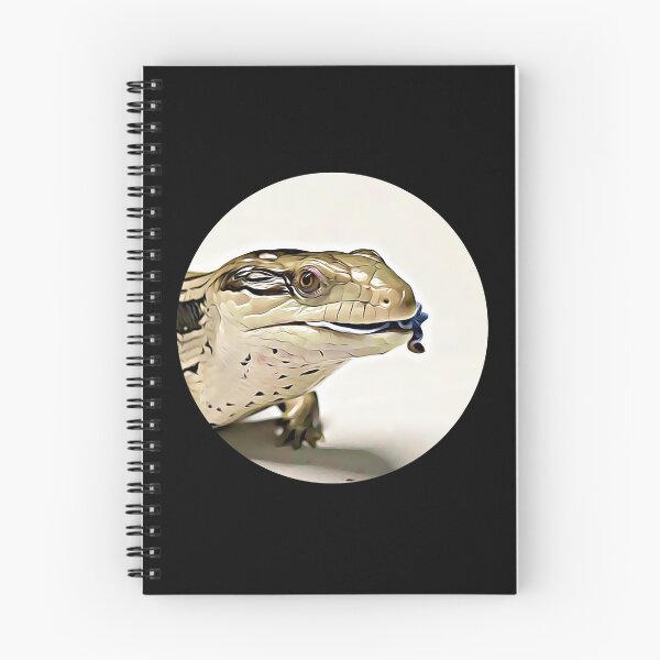 Item preview, Blue-tongue Skink Portrait designed and sold by RevolutionInPaint.