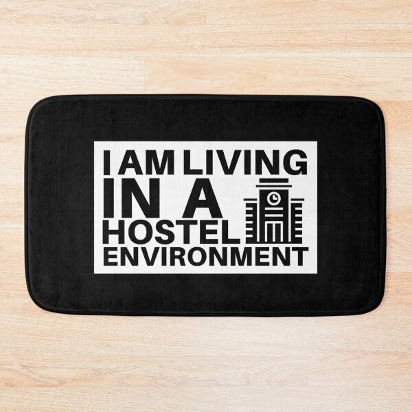 Item preview, I Am Living In A Hostel (Hostile) Enviornment Quotes designed and sold by AritraSur.