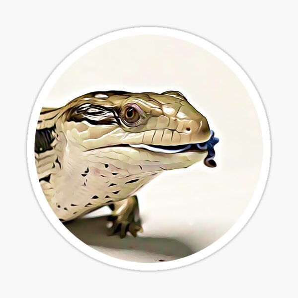 Item preview, Blue-tongue Skink Portrait designed and sold by KJCasey1982.