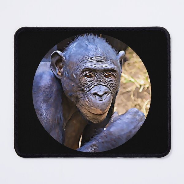 Item preview, Bonobo Portrait designed and sold by RevolutionInPaint.