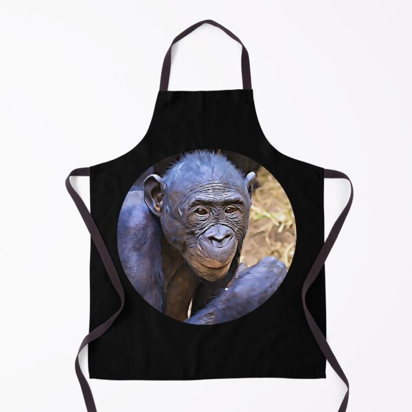Item preview, Bonobo Portrait designed and sold by RevolutionInPaint.